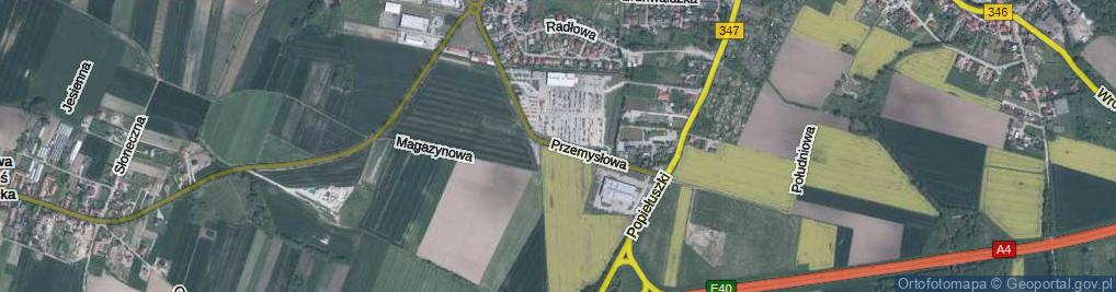 Zdjęcie satelitarne Przemysłowa ul.